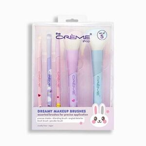 THE CRÈME SHOP Dreamy Pastel Makeup Brushes 5pcs